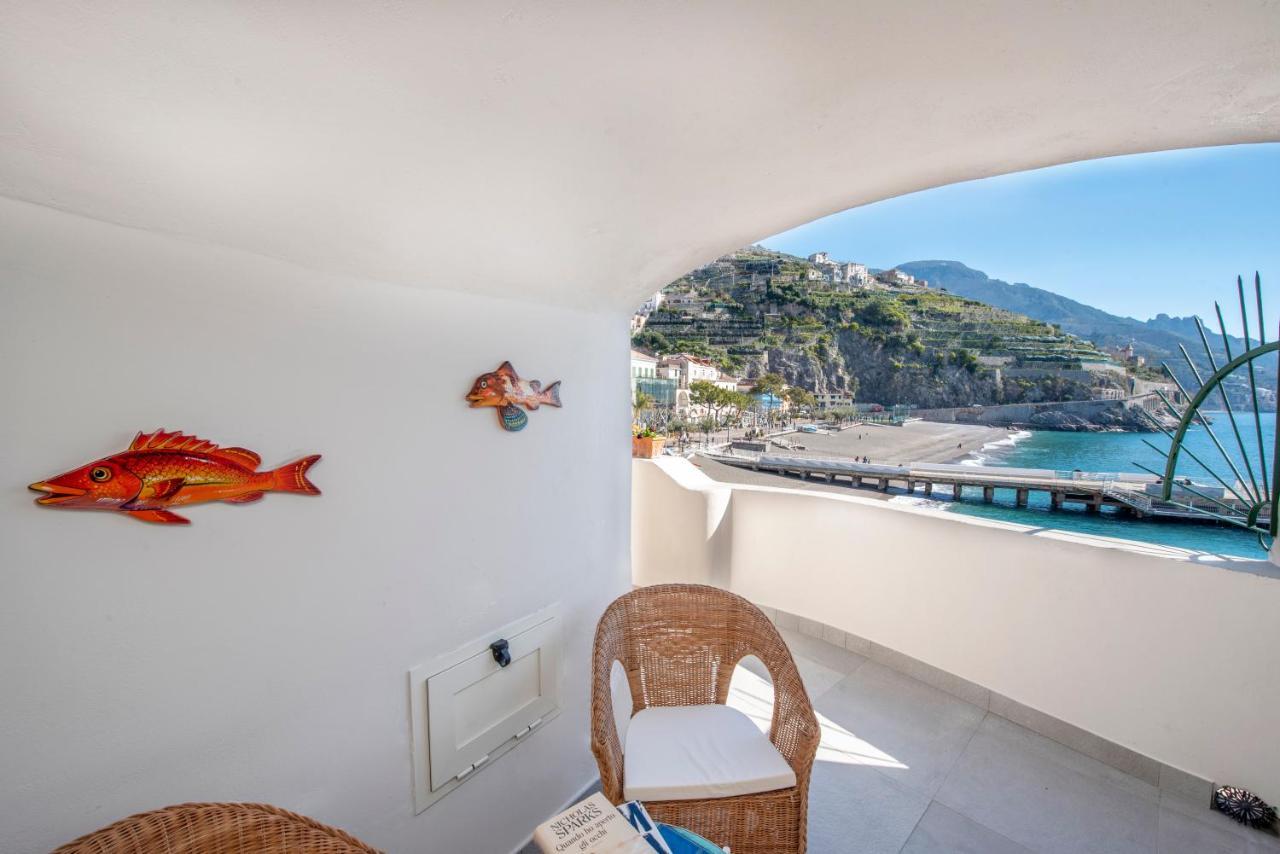 Il Nido Del Gabbiano Apartment มินอริ ภายนอก รูปภาพ