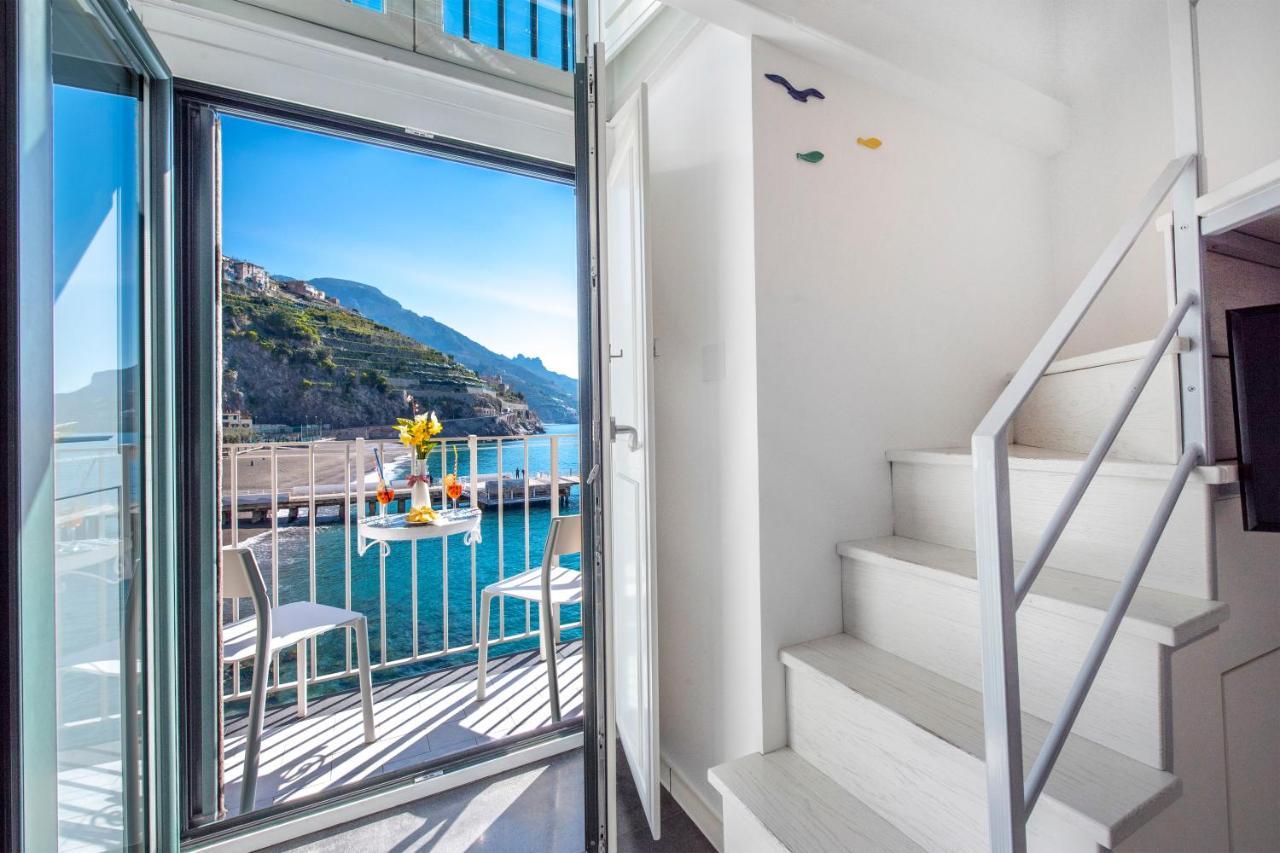 Il Nido Del Gabbiano Apartment มินอริ ภายนอก รูปภาพ