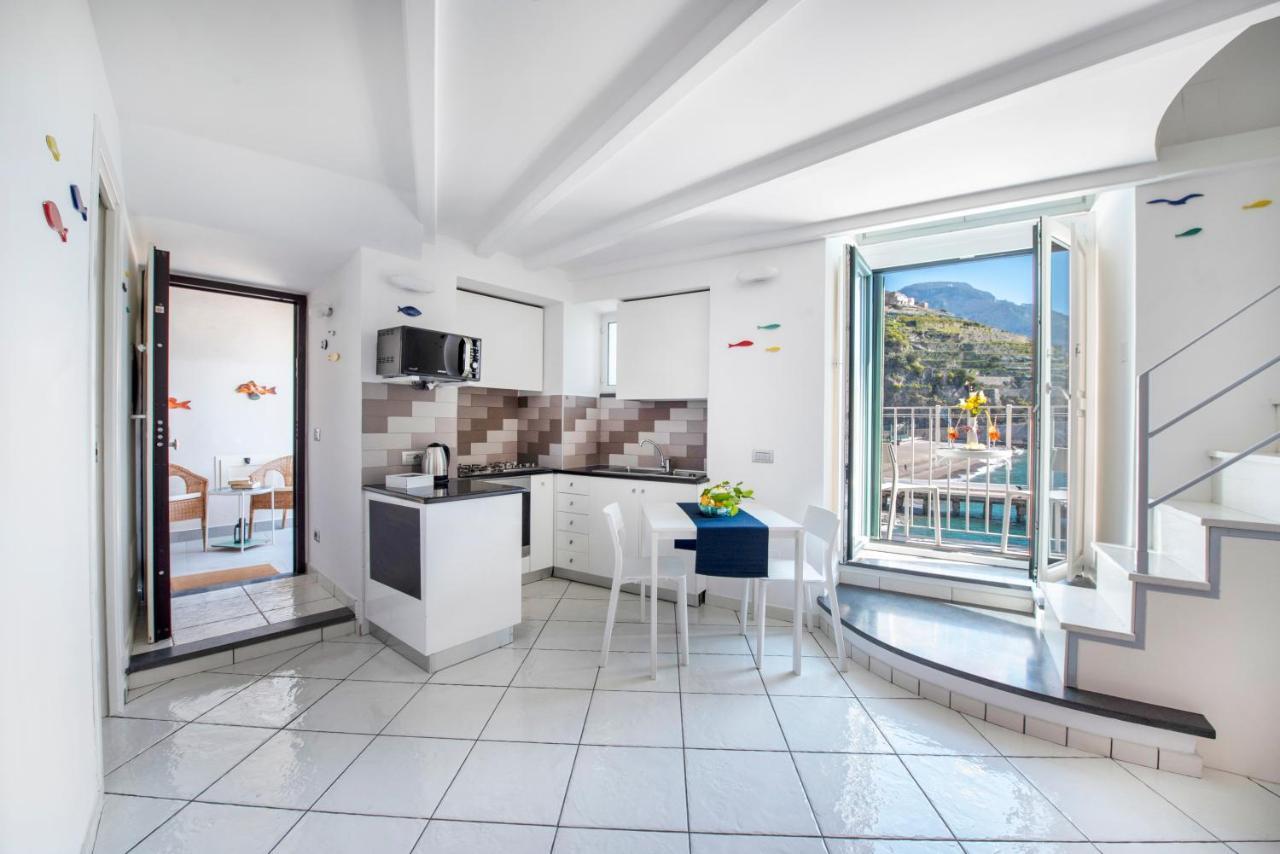 Il Nido Del Gabbiano Apartment มินอริ ภายนอก รูปภาพ